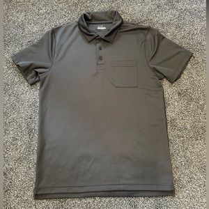 Under Armour Men's Large All Season Gear Gray Performance Golf Polo